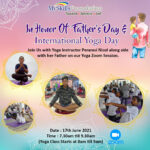 In Honor Of Father's Day & International Yoga Day this coming weekend
