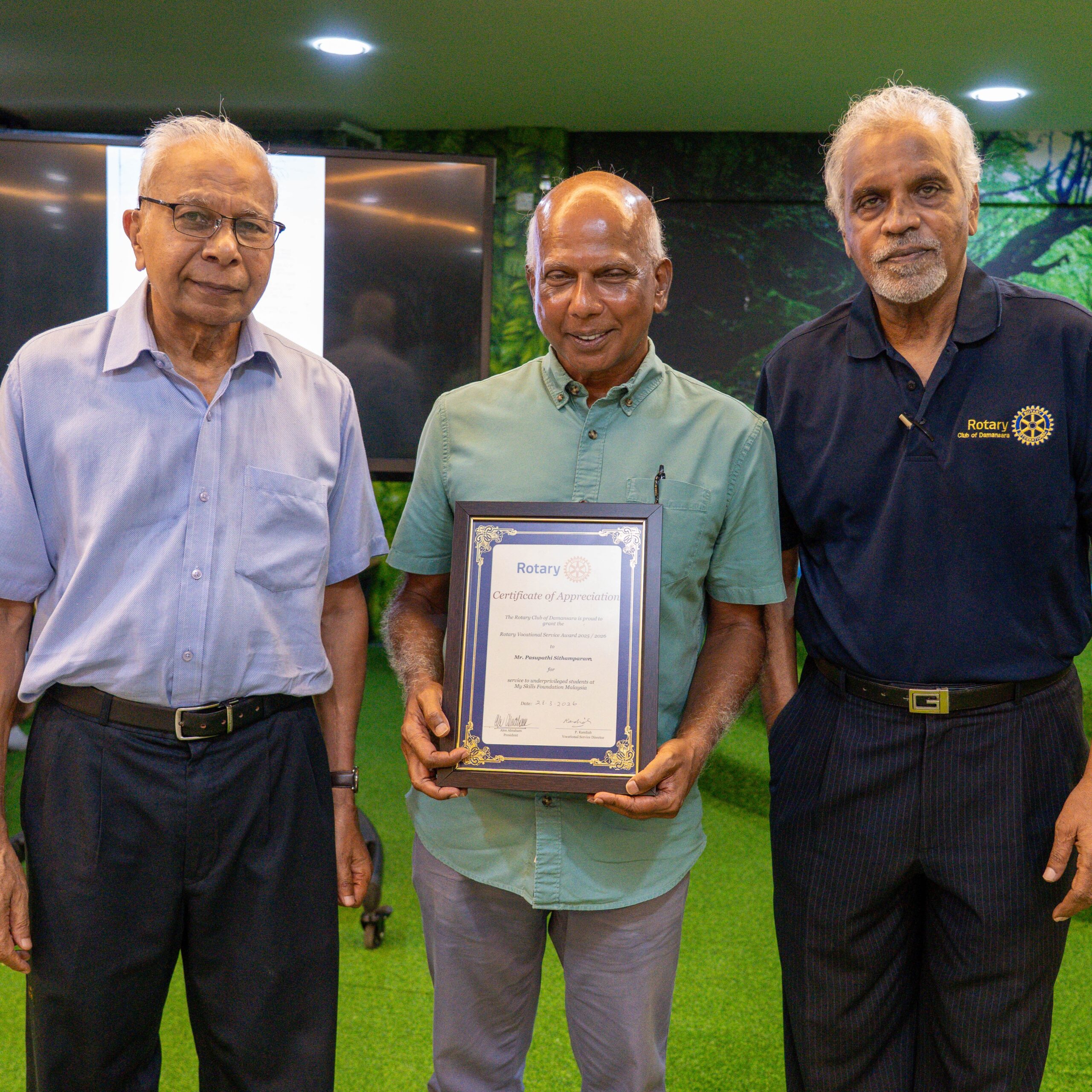 On 28 March 2026, MySkills Foundation was honoured to welcome 25 members from the Rotary Club of Damansara